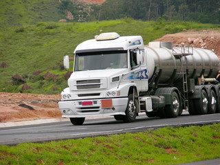 Fototapeta premium white tanker