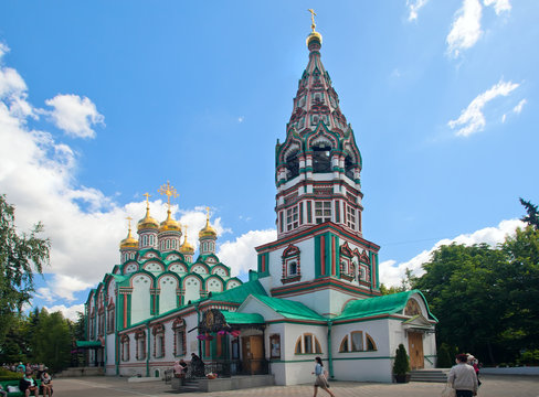 Church of Saint Nicholas in Khamovniki is a late 17th century. Moscow