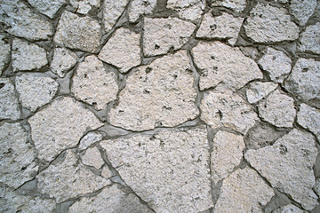 Old shabby geometric stone texture