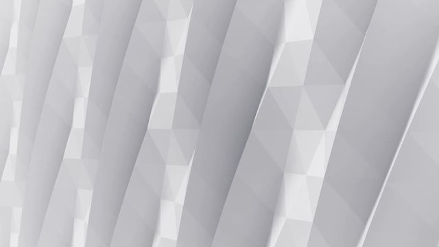 Geometric Triangle Wall waving background.