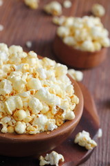 Popcorn in a bowl