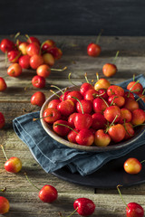 Raw Organic Red Sweet Cherries