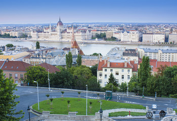 Budapest cityscape in Hungary, general view