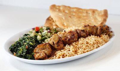 kebab dinner  w/rice
