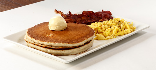 short stack of pancakes