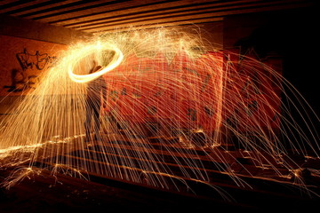 Steel Wool Spinning