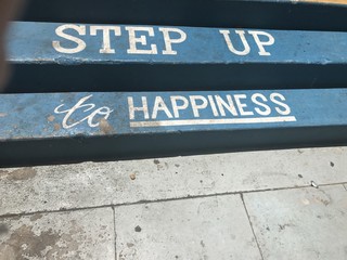 happiness, quotes, steps, urban, city, happy