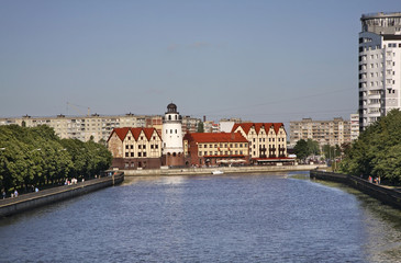 Fishing Village in Kaliningrad. Russia