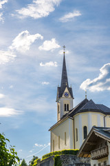 Fototapeta na wymiar Autriche/Kaprun église St Margaretha