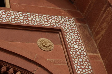 Red stone architecture, Fatehpur Sikri, Agra