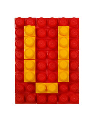 English alphabet from constructor letter U