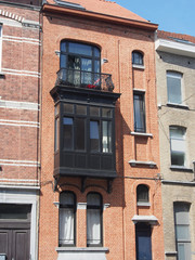 Brüssel: Neu sanierter Altbau mit Klinkerfassade