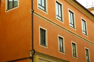 Naklejka premium Typical mediterranean facade in Italy