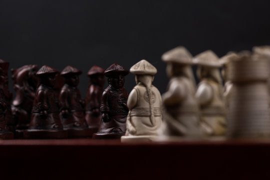 Asian Chess Pieces