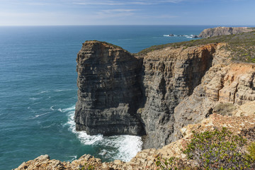 Rocky cliffs at the Atlantic in Southern Portugal © Pawel Sidlo