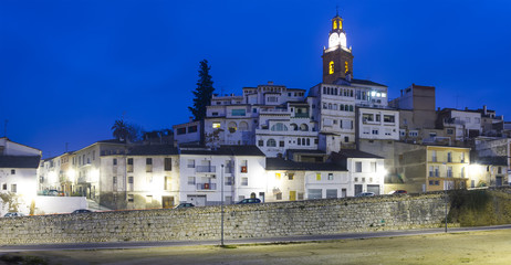 Fototapeta na wymiar Residential quarter in Albaida