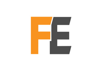FE Initial Logo for your startup venture