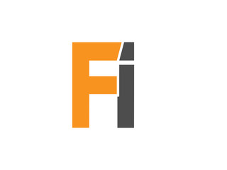 FI Initial Logo for your startup venture