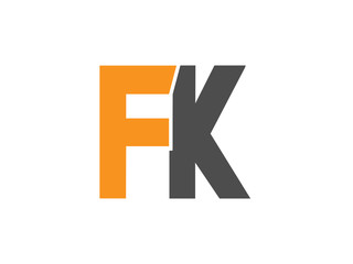 FK Initial Logo for your startup venture