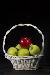 Apples in the basket
