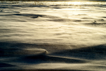 Arctic Wind Snowstorm and Blizzard