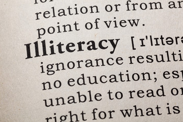 definition of illiteracy
