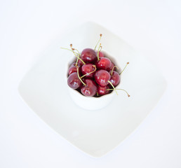 cherries from above