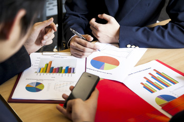 Statistic analysis using mobile phone meeting