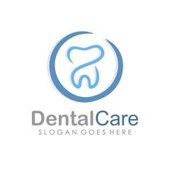 Dental logo design template