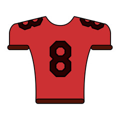 American football uniform design