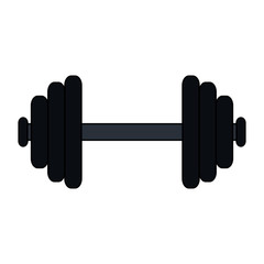 Dumbbell vector illustration