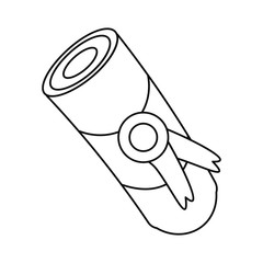 Cute diploma cartoon