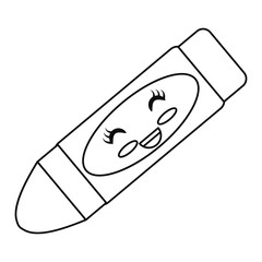 Cute crayon cartoon