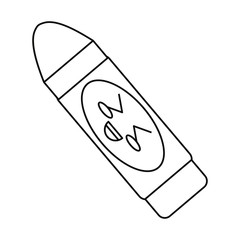 Cute crayon cartoon