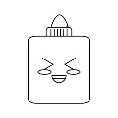 Glue bottle cartoon