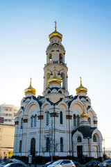 Fototapeta na wymiar the great Zlatoust Church on Yekaterinburg