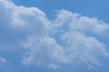 blue sky with cloud closeup	
