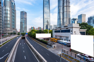 urban traffic view in modern city of China.