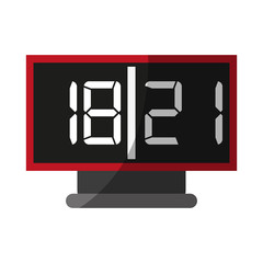 digital alarm clock icon image