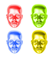 Dummy, plastic dolls