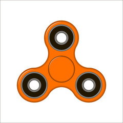 Hand spinner toys flat vector icons
