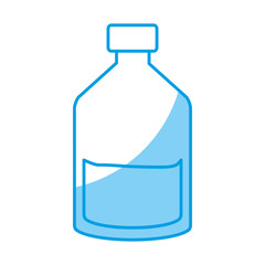 medicine bottle icon over white background vector illustration