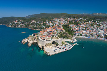 Aerial view of the old city of Ulcin