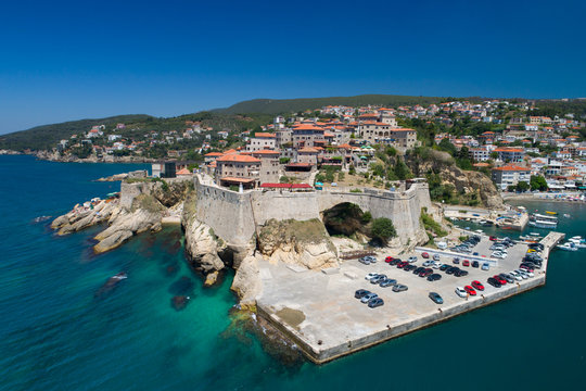 Aerial view of the old city of Ulcin