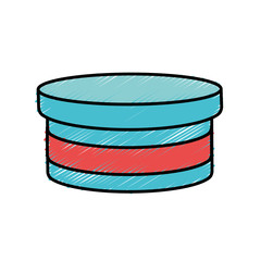 table icon over white background vector illustration