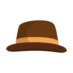 Vintage hat fashion icon vector illustration graphic design