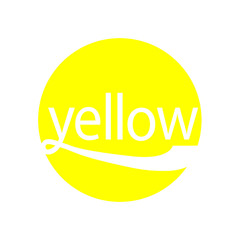  logo Concept - Illustration, yellow word, circle, Symbol, Wallpaper