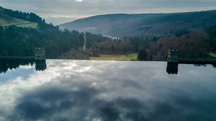 Dambuster View Derwent Reservoir