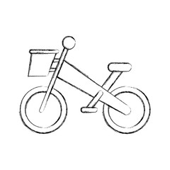 bicycle mountain isolated icon vector illustration design