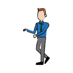 Obraz premium business people standing work office character
